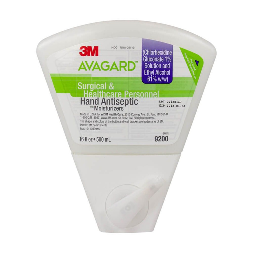 3M™ Avagard™ CHG/Alcohol Surgical Hand Scrub Dispenser Refill | 16oz