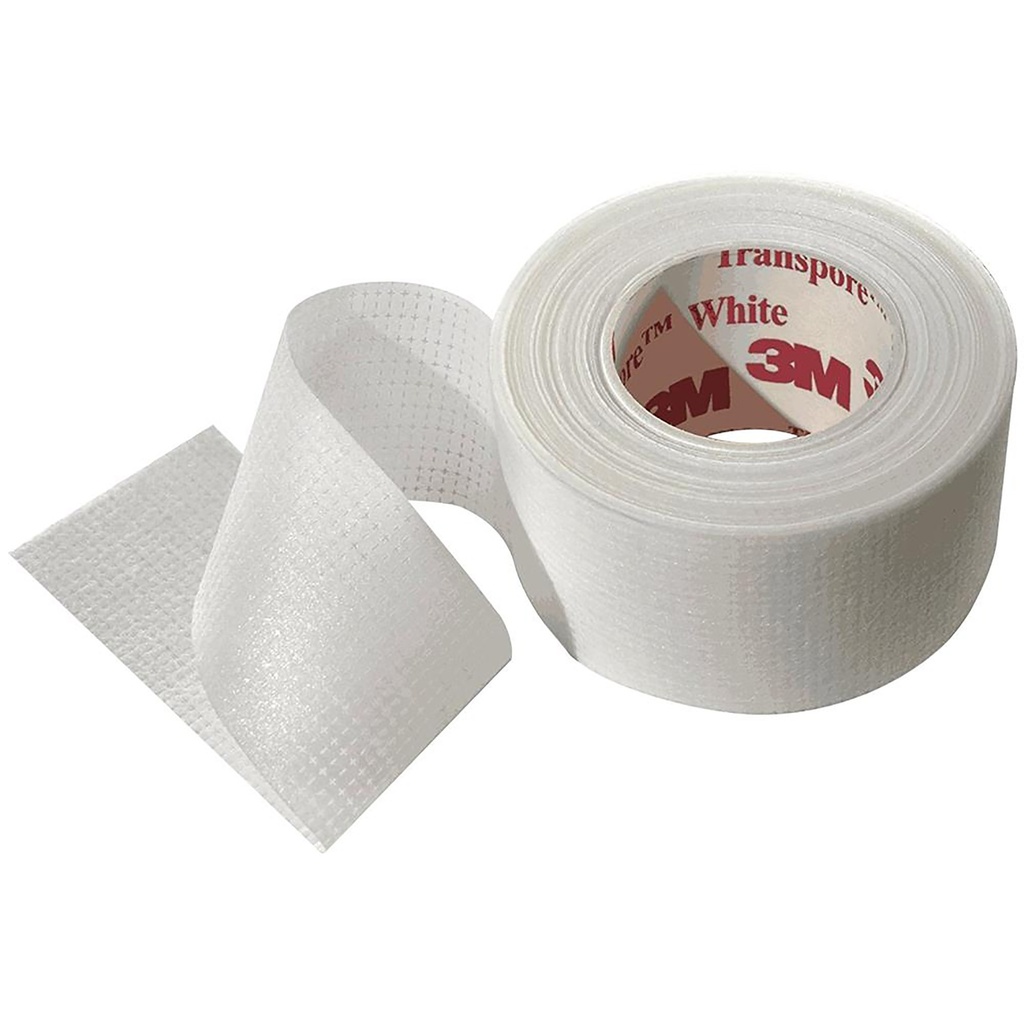 3M™ Transpore™ Transparent Plastic Medical Tape | 1" x 10 yd