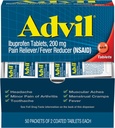 Advil® Ibuprofen Tablets | 200mg | 50 Packets of 2 Caplets