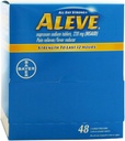 Aleve® Naproxen Sodium Tablets 220mg Packed in 1's 