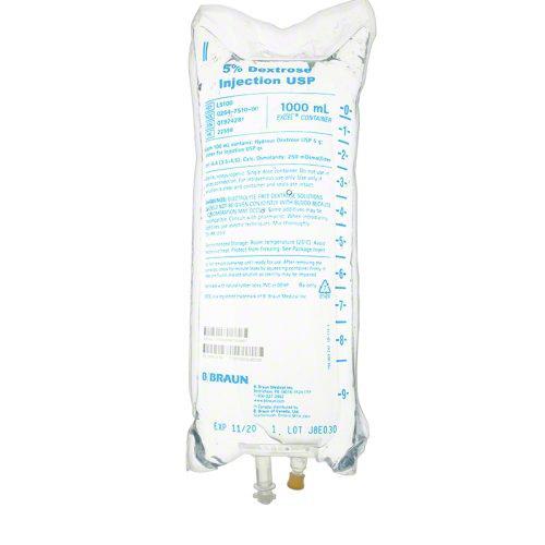 B. Braun® Dextrose 5% IV Solution | 250mL Flexible Bag