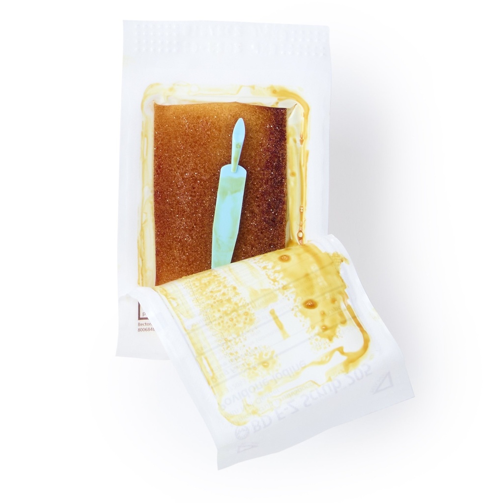BD E-Z Scrub™ Povidone Iodine 1% Surgical Scrub Brush | Brown