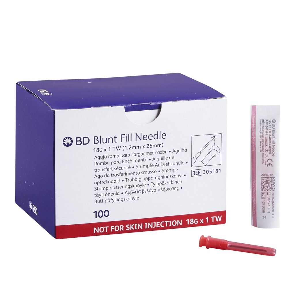 BD™ Integra™ Blunt Fill  Needle | 18g x 1”