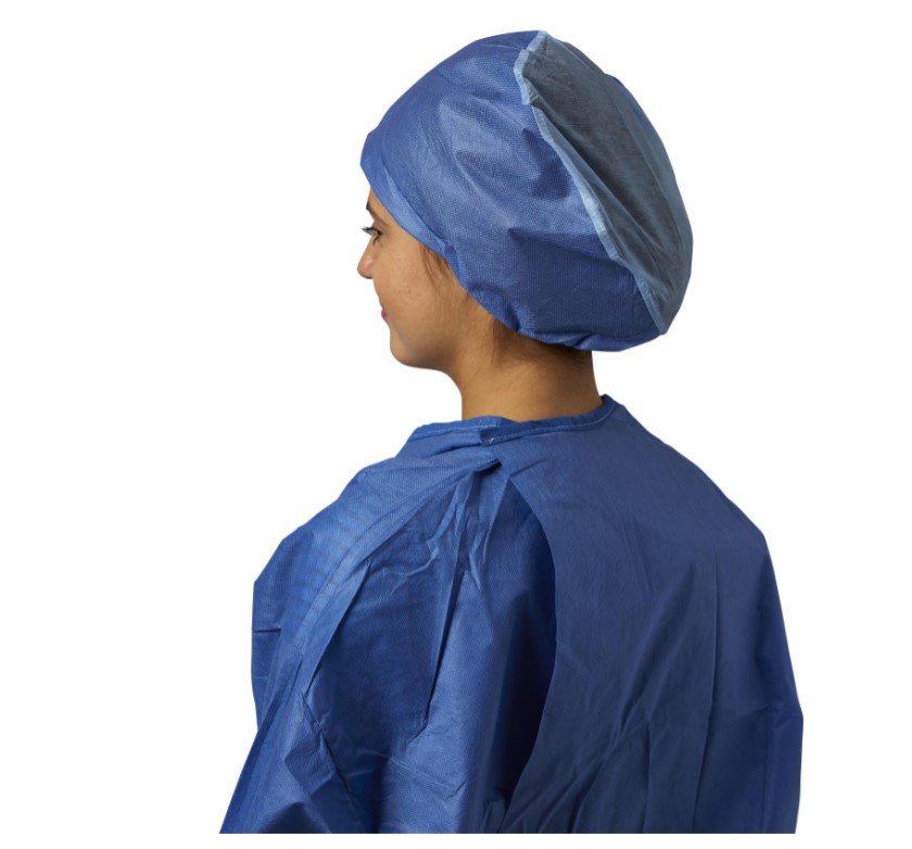 Blue Elastic Band Surgical Cap | Universal