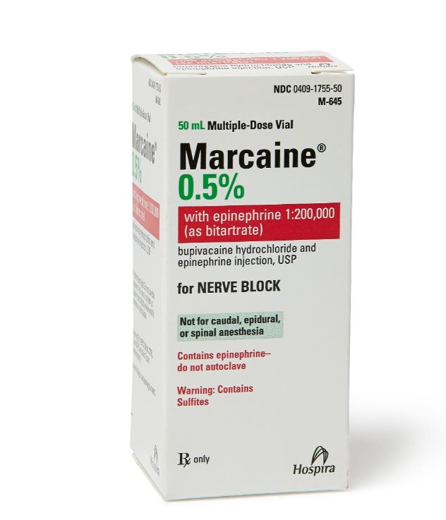 Bupivacaine + Epinephrine 0.5% | 5mg | 50mL Injectable MDV