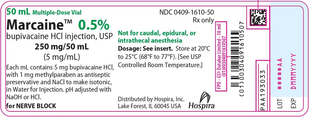 Bupivacaine 0.5% | 5mg | 50mL Injectable MDV