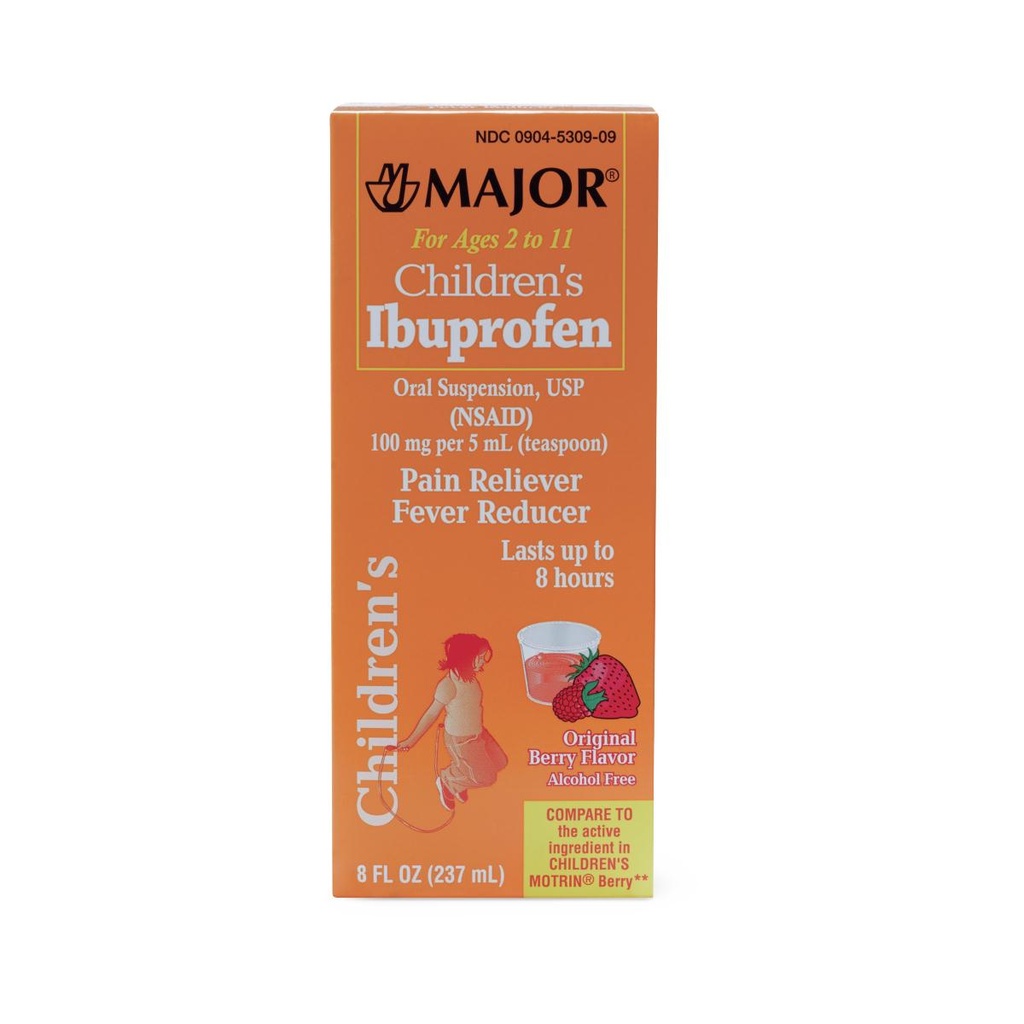 Children's Ibuprofen Berry Oral Suspension | 100 mg | 4 oz