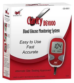 Clarity BG1000® Blood Glucose Meter Kit Only 