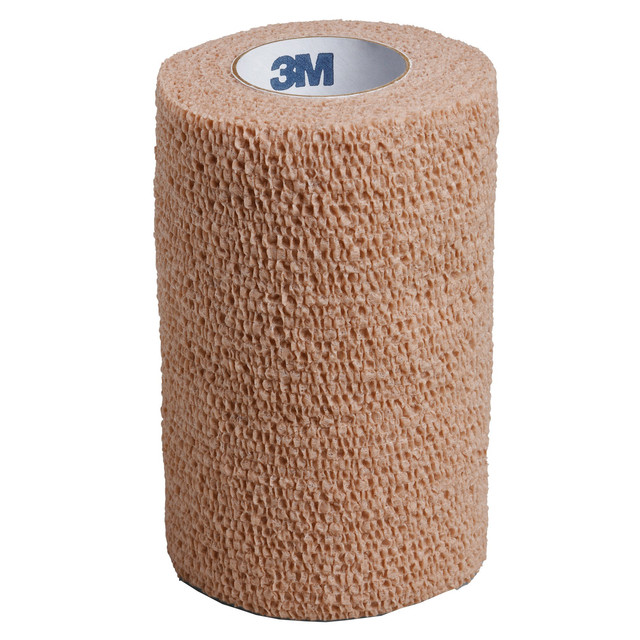 Coban™ Tan Self-Adherent Cohesive Bandage | 4" x 5 yd