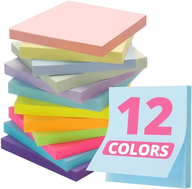 Colorful Sticky Notes | 3” x 3” 