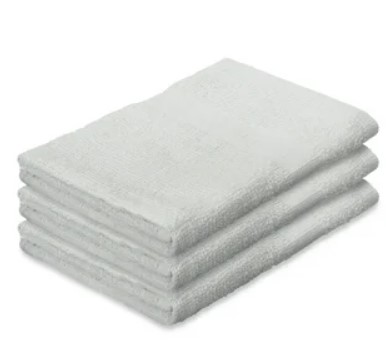 Cotton-Polyester Blend 55%-45% White Fitted Sheet | 36" x 84" x 15"