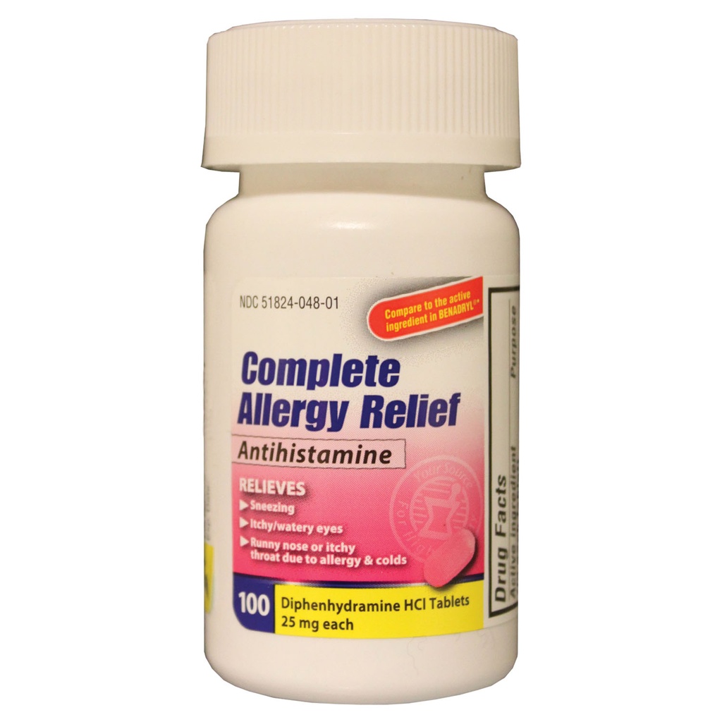 Diphenhydramine HCL Tablets | 25 mg