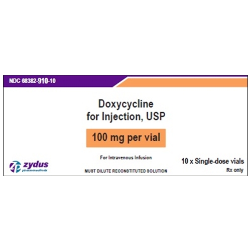 Doxycycline 100mg Injectable Powder SDV