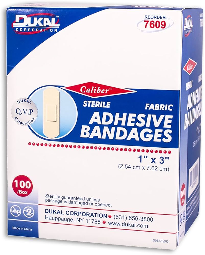 Fabric Adhesive Bandages | 1” x 3” 