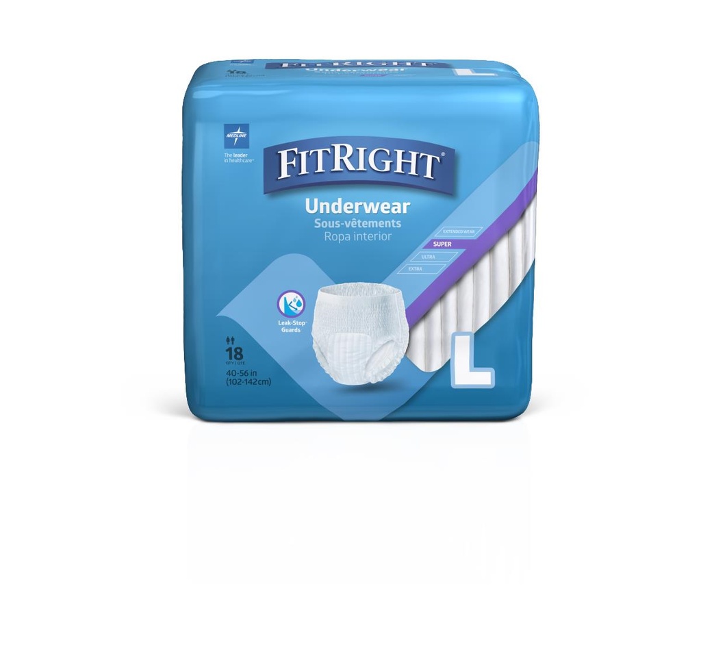 FitRight Super Protective Briefs | Large | 40” – 56”