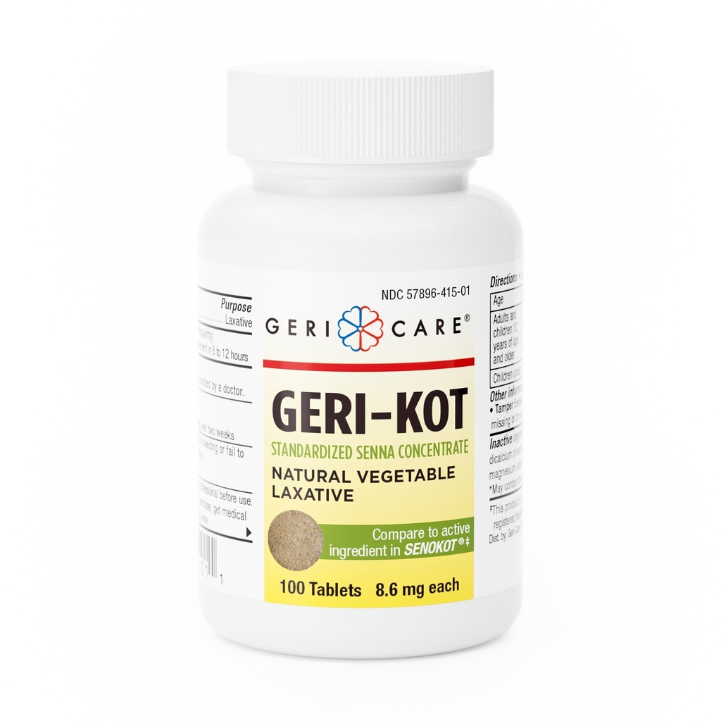 Geri-Care® Concentrate Senna Tablets 8.6 mg