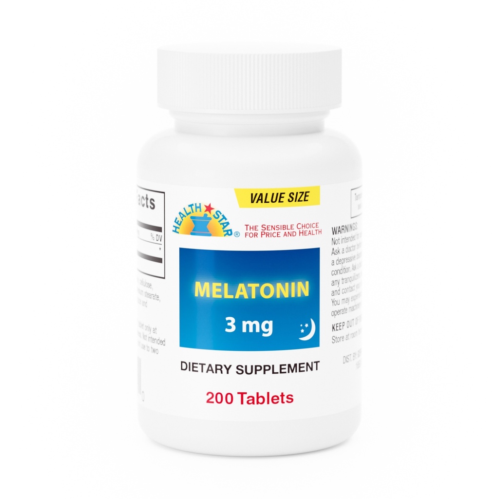 Geri-Care® Melatonin Tablets 1000 mcg | 3 mg