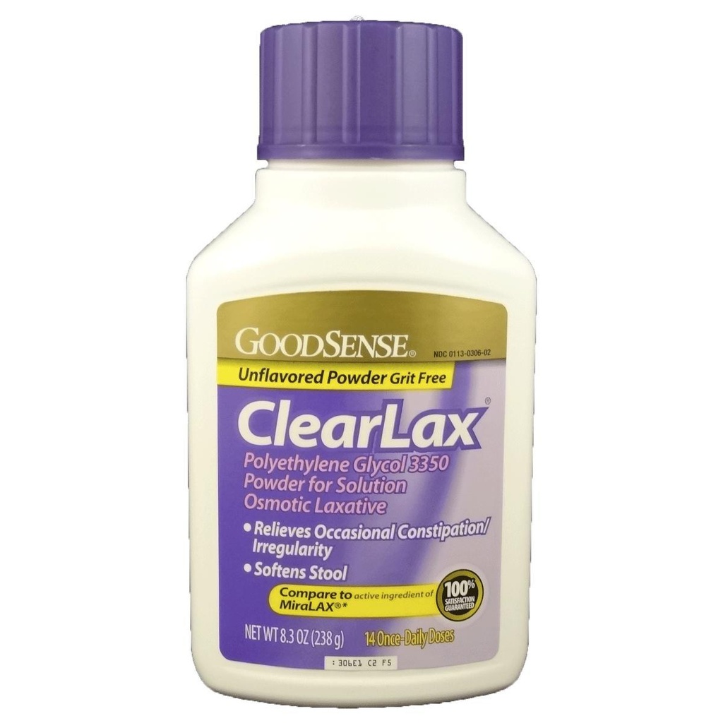 GoodSense Polyethylene Glycol Powder 3350 | 8.3 oz