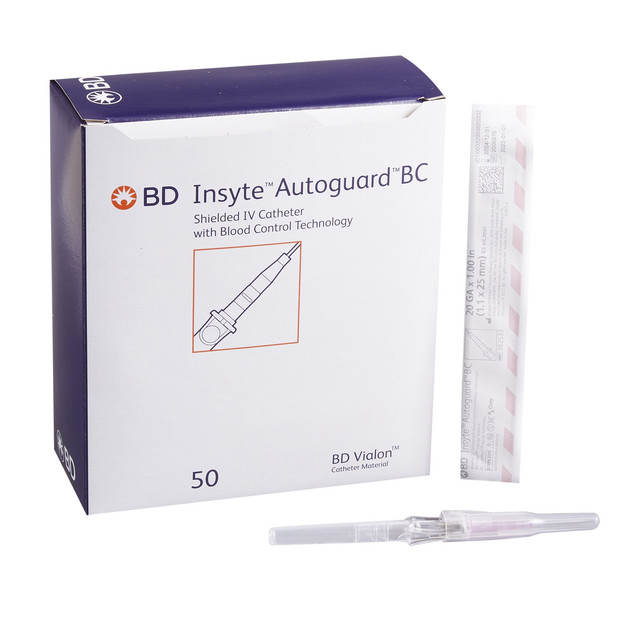 Insyte™ Autoguard™ Safety IV Catheter | 20g x 1"