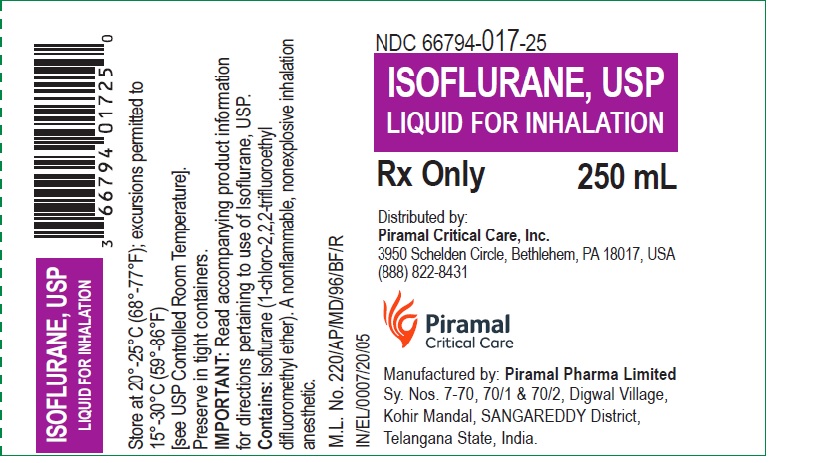 Isoflurane 99.9% | 250mL Inhalation Solution