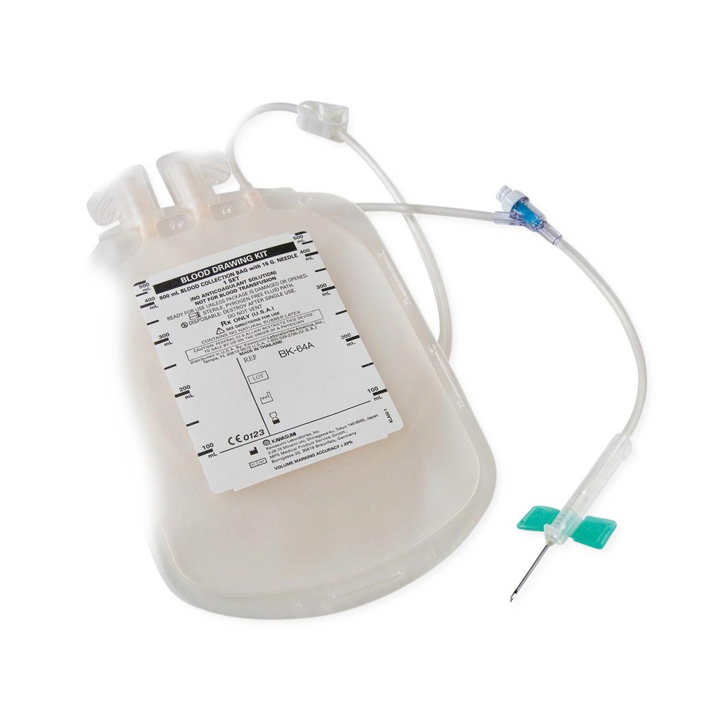 K-Shield® Advantage Blood Drawing Kit | 16 g | 600mL