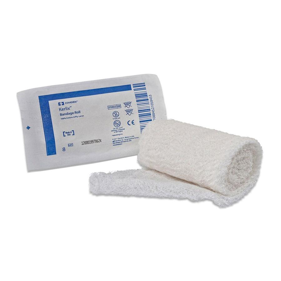 Kerlix™ N/S Fluff 6-Ply Bandage Roll | 4-1/2" x 10 yd