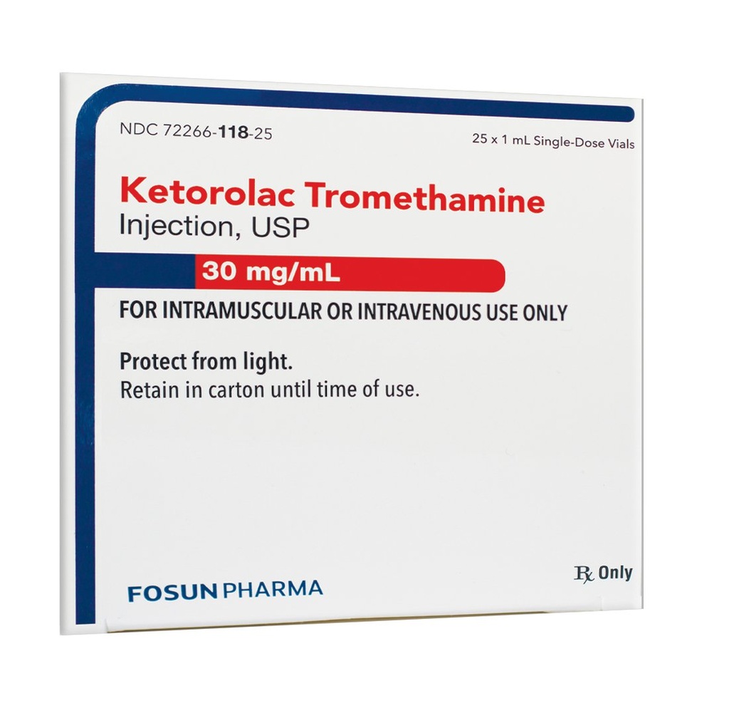 Ketorolac Thromethamine 30mg | 1mL Injectable SDV