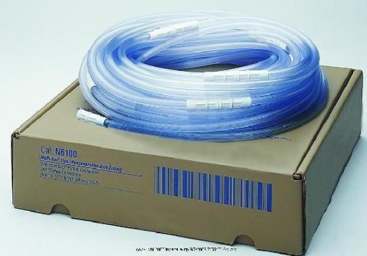 Medi-Vac® Suction Tubing | Grip Male/Male Connector | 1/4" x 10 ft