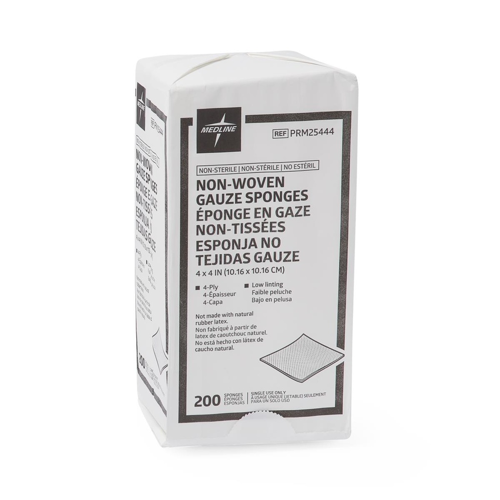 N/S Non-woven Gauze Sponges 4-Ply | 4" x 4"