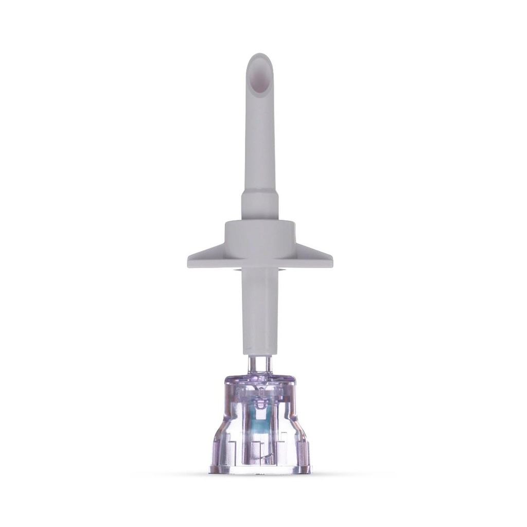 Nonvented Dispensing Pin with SAFSITE Valve | Luer Lock Connector 