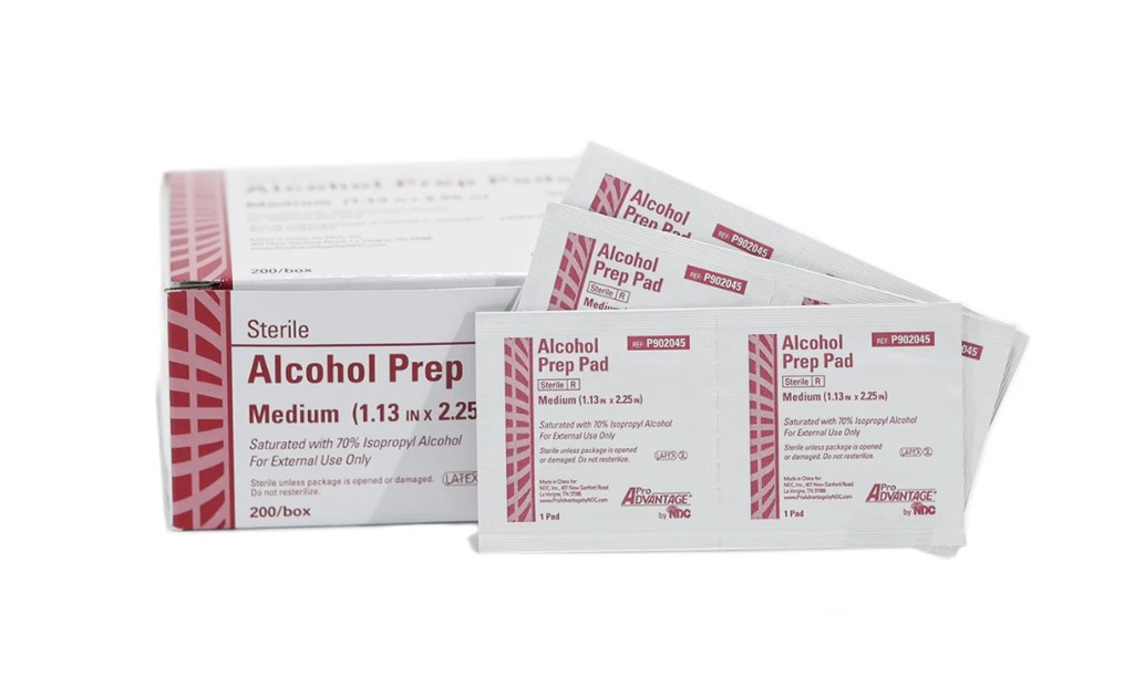 Pro Advantage® Large Alcohol Prep Pads | 1 3/4" x 3 1/2"
