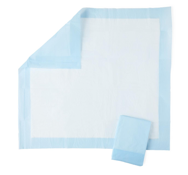 Protection Plus Light Absorbency Blue Underpad | 23" x 24"
