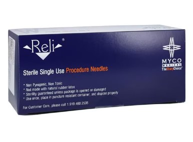 RELI® Quincke Point Yellow Spinal Needle 20g x 3-1/2"
