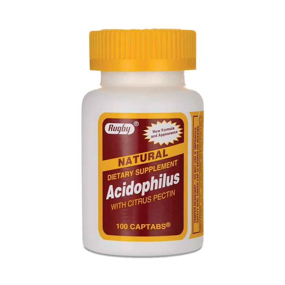 Rugby® Acidophilus W/ Pectin Caplets
