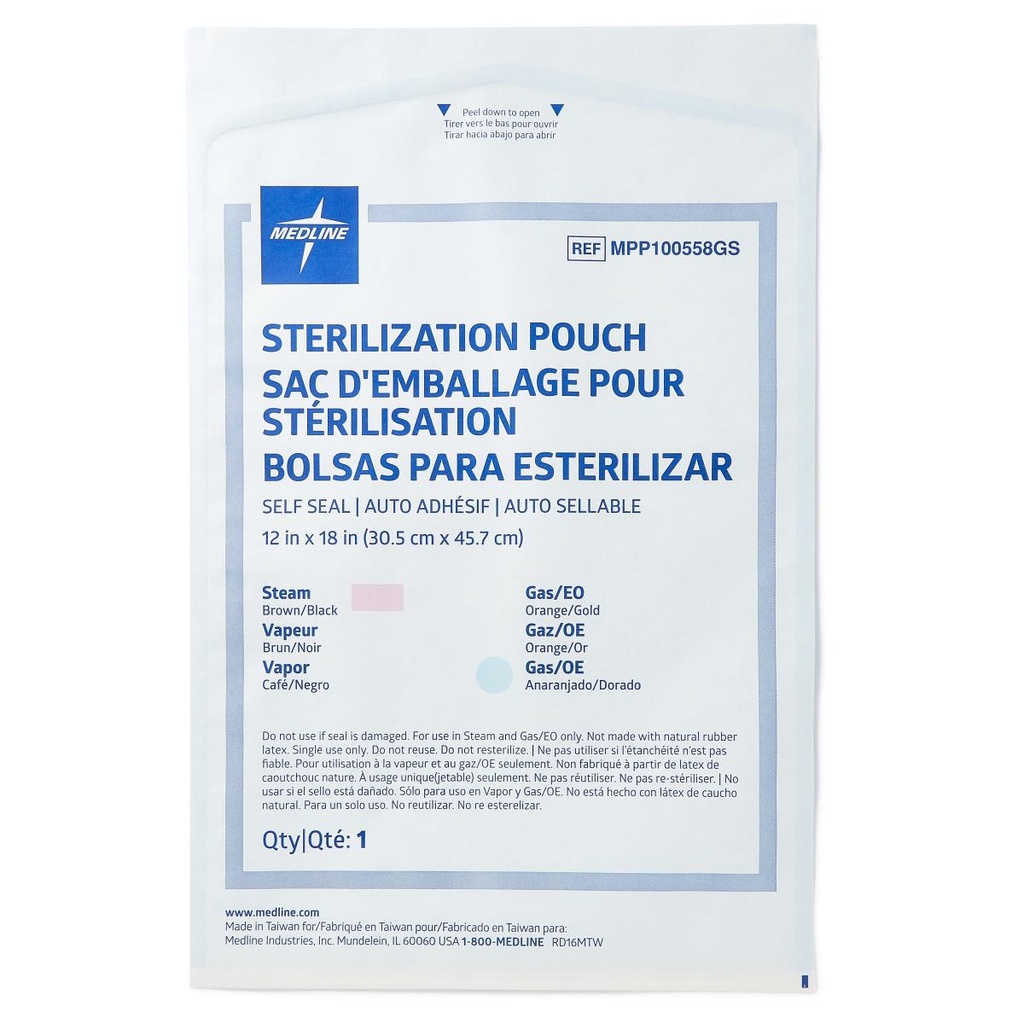Self-Seal Sterilization Pouches | 12" x 18"