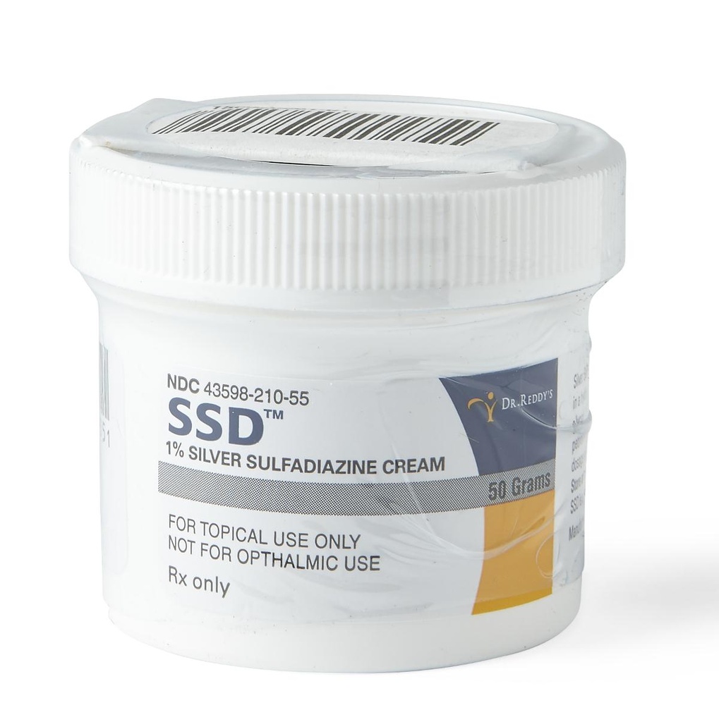 Silver Sulfadiazine (SSD) 1% | 50gm Cream Tub