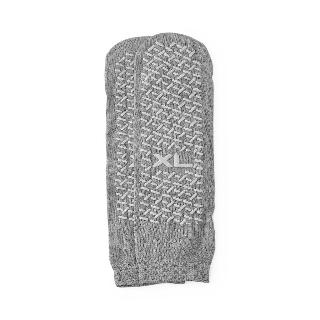 Single-Thread Beige Patient Slippers | X-Large