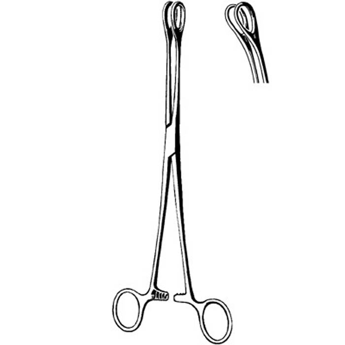 Sklar Econo Foerstrer Serrated Curved Forceps | 9.5"