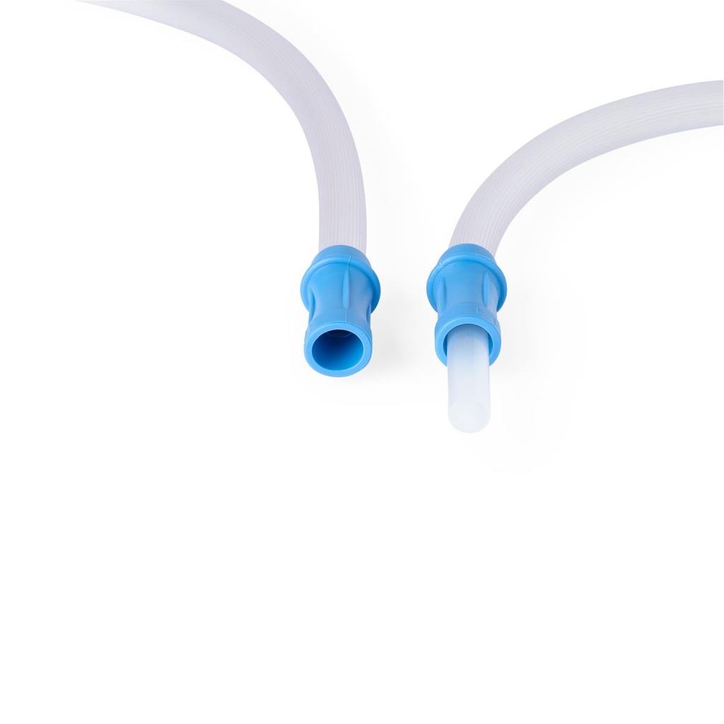 Sterile Non-Conductive Suction Tubing W/ Scalloped Connectors | 1/4" x 10 ft