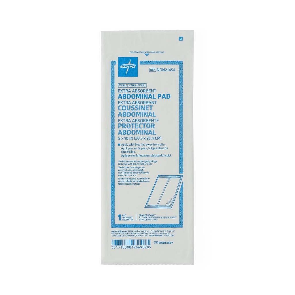 Sterile Premium Abdominal Pads | 8" x 10"