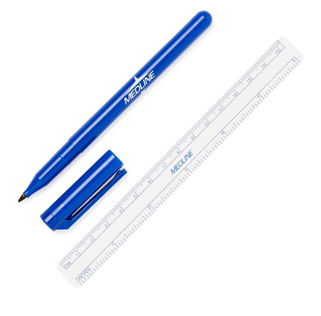 Sterile Skin Markers W/ Ruler & Labels