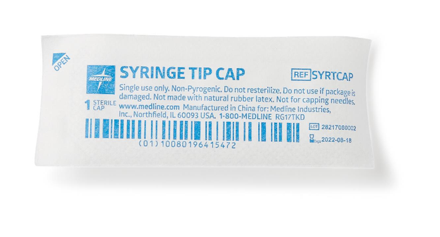Sterile Tip Luer-Lock Syringe Cap