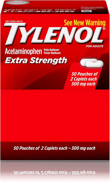 Tylenol® Extra Strength Caplets | 500 mg