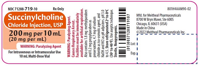 Succinylcholine Chloride 20mg | 10mL Injectable MDV