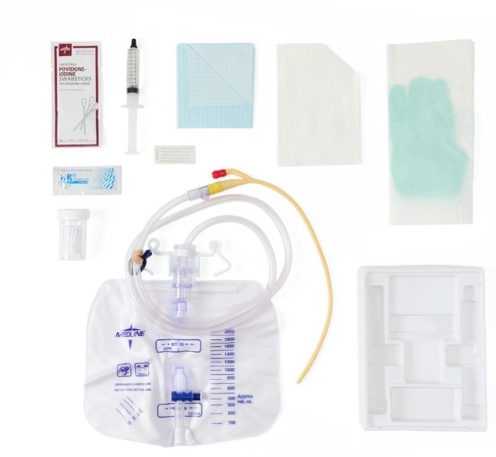 Medline™ Latex Foley Catheter Tray 18fr | 10mL 