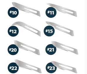Shieldline® Individually Wrapped Stainless Steel Surgical Blades 
