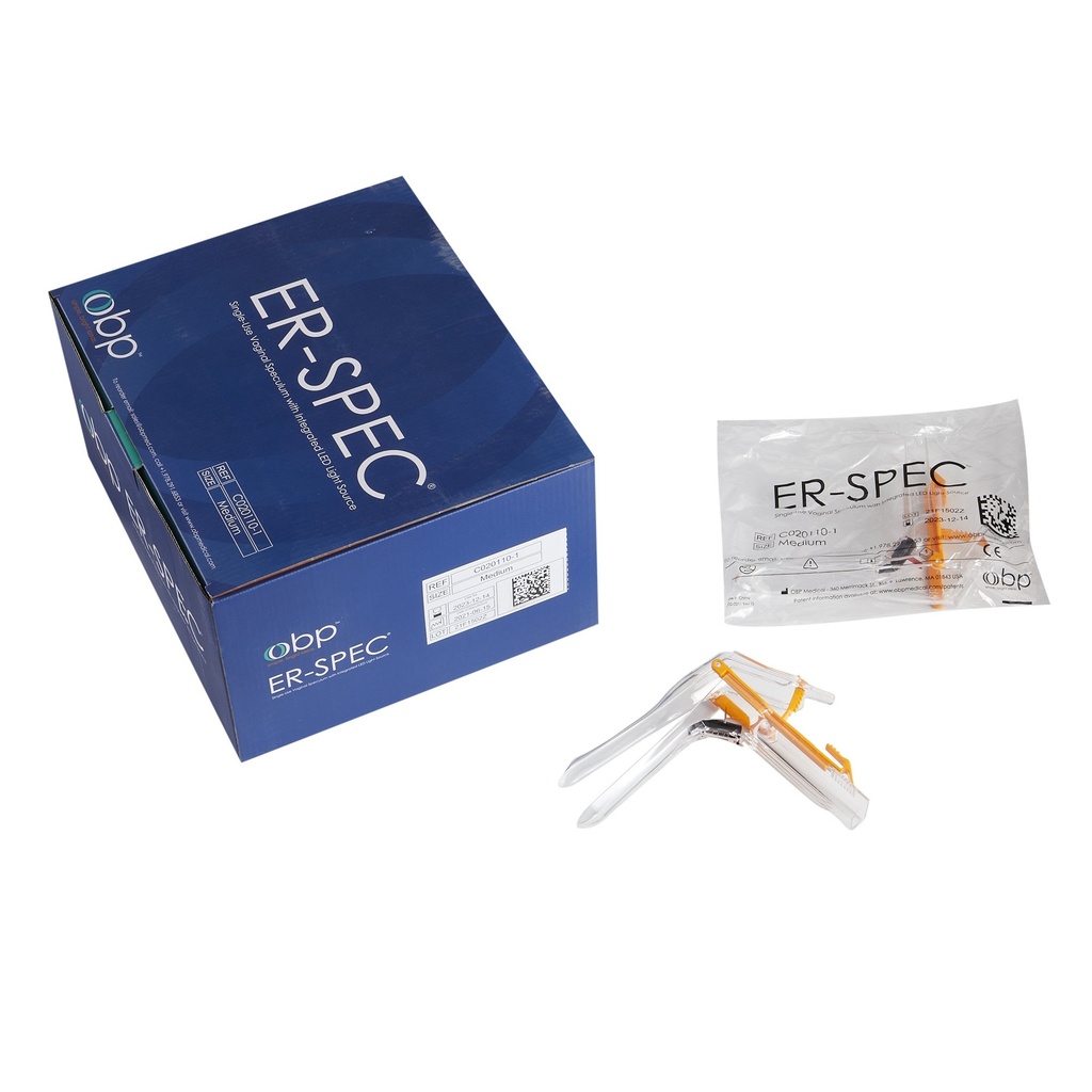 ER-SPEC® Vaginal Speculum | Medium Lighted 