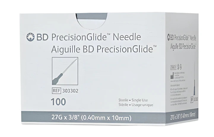 PrecisionGlide Hypodermic Needle Safety | 27g x 3/8"