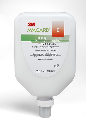 [MMM-9230] 3M™ Avagard™ D 1000mL Instant Hand Antiseptic W/ Moisturizers