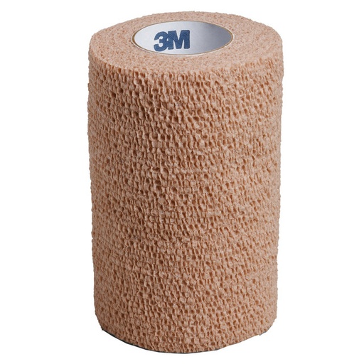 [MMM-1584] Coban™ Tan Self-Adherent Cohesive Bandage | 4" x 5 yd